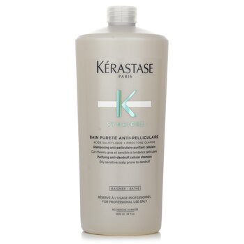 Kerastase 卡詩 水潤去屑浴髮乳 (適用於乾燥敏感,容易出現頭皮屑頭皮) 1000ml/34oz-油性髮質潤髮乳