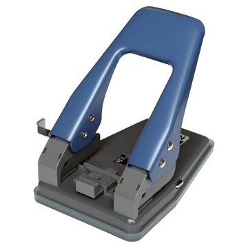 PLUS 普樂士 雙孔打孔機 刀鋒特殊處理 穿透力強  藍色 + 黑色  1個