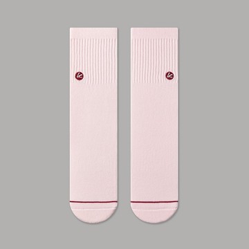 柔粉 純棉3/4襪∣高品質精梳棉∣原創襪子∣男女同版
