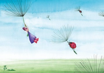 凱蜜去流浪 故事明信片