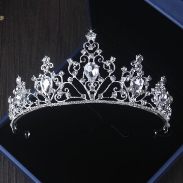 2022新款新娘超仙皇冠水晶韓式森系仙美婚紗頭飾十八歲生日王冠女