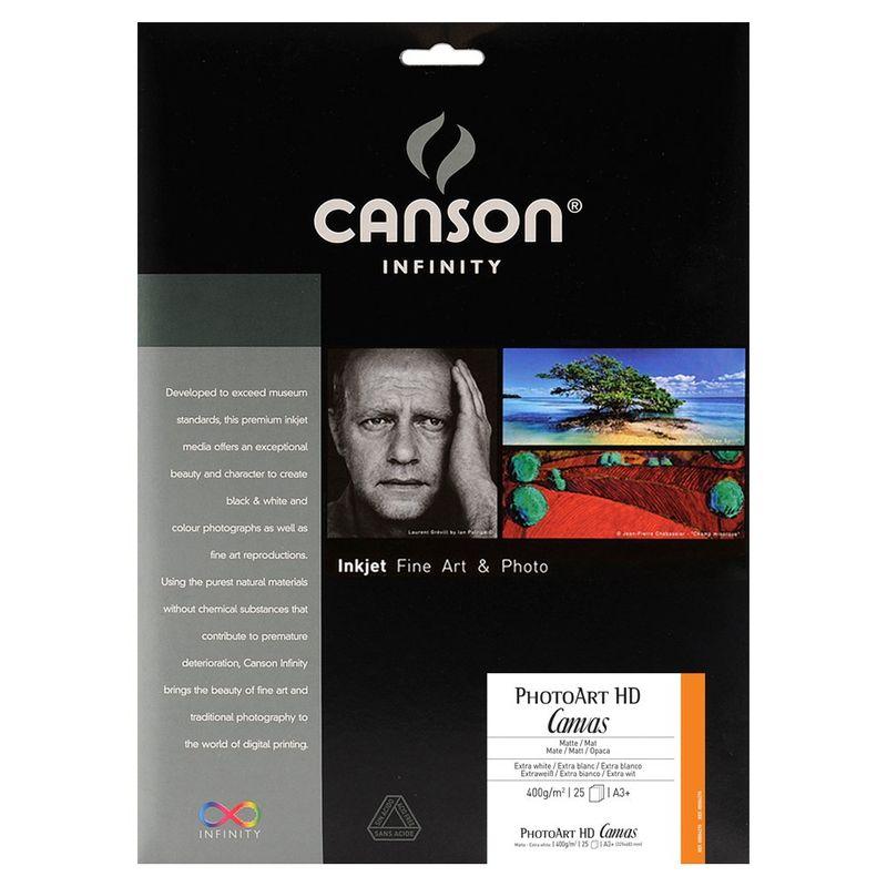 キャンソン 写真用紙 インフィニティ フォトアート HD キャンバス A3ノビ 25枚 00004270 正規輸入品
