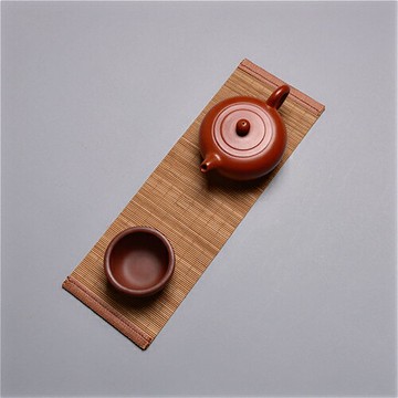 布邊原色竹茶席 禪茶道席 杯竹席隔熱茶墊竹茶托竹簾竹墊子香道席