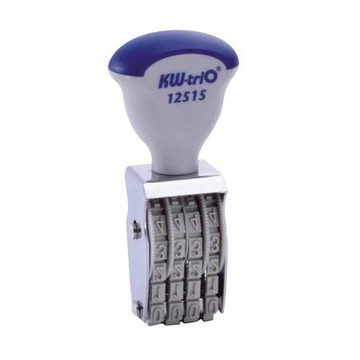 KW-triO 手動數字印章/12515/4號/4連/4mm