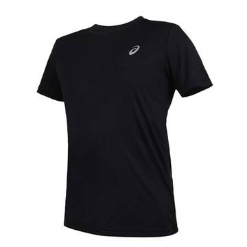 ASICS 男短袖T恤-吸濕排汗 運動 上衣 休閒 2011D202-001 黑灰