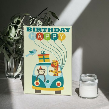 生日BUBU  創意數字油畫 【20x30尺寸】