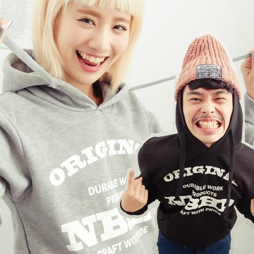 刷毛T恤 T恤 T-Shirt 情侶T恤 暖暖刷毛 MIT台灣製 單色NBHD文字【D6374】艾咪E舖