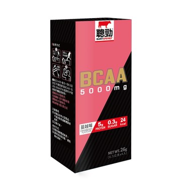 【紅牛官方直營】聰勁BCAA-5000mg (蔓越莓口味) 6.5gX4包 / 盒