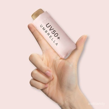 🔥臺灣-出貨🔥ins口袋五折傘黑膠防曬超輕小清新女遮陽迷你防曬防雨防紫外綫傘