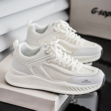 增高運動鞋 男士小白鞋 駕車鞋 登山鞋 旅遊鞋 輕便透氣不累腳 潮流百搭跑步休閒男士網面運動鞋