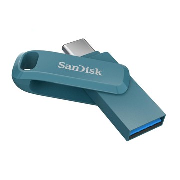 【SanDisk】Ultra GO 2TB 海灣藍 TYPE-C USB 3.2 雙用 OTG 旋轉隨身碟 讀取速度 400MB/s