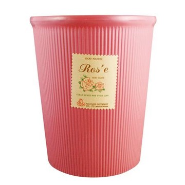 玫瑰垃圾桶/中M/23x28cm/混色出貨/個