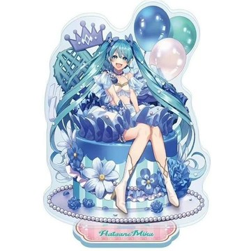 🌟特價上新🍎初音未來鏡音雙子冰山清輝巡音露卡起音美可亞克力立牌桌麵擺件