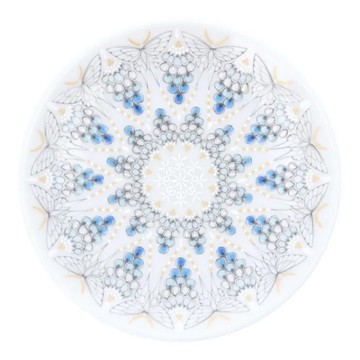 日本製 九谷藝術小盤-蝶華霞 西野美香監修 小皿 點心盤 飾盤 禮物【南風百貨】