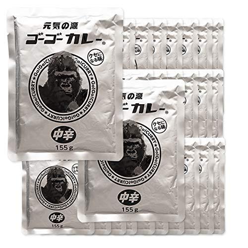 ゴーゴーカレー レトルトカレー 中辛(155g) 業務用 パウチ 30食 セット