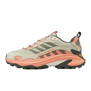 Merrell 登山鞋 Moab Speed 2 GTX 女鞋 灰 防水 黃金大底 抓地 戶外 ML00005349