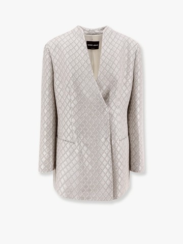 Jersey blazer with all-over sequins - GIORGIO ARMANI - gender_Woman