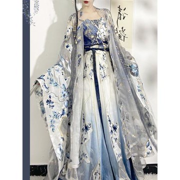 2023國風大典走秀款異志閣【青瓷龍 】原創漢服改良重工刺繡女款