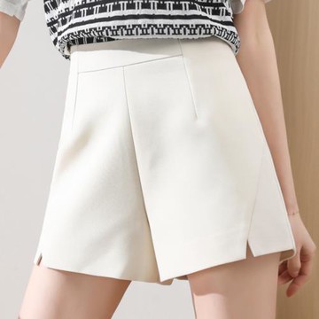 大碼短褲女夏季2022年爆款設計感女小眾寬松潮ins西裝休閑闊腿褲