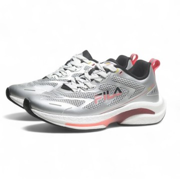 FILA 慢跑鞋 NEBULA 銀黑粉 回彈 運動鞋 女 5J910Y822
