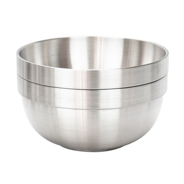 PERFECT 牌極緻316不銹鋼18cm隔熱碗-2入泡麵碗