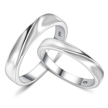 925純銀戒指．情人對戒｜承諾．客製刻字-單個價錢