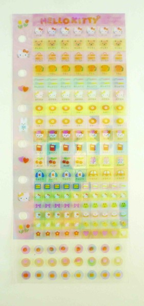 【震撼精品百貨】Hello Kitty 凱蒂貓~KITTY貼紙-迷你貼紙-日誌