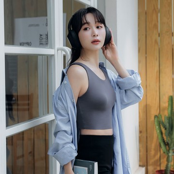 【瑪登瑪朵】S-Select BraTop M-XL(夜暮灰)