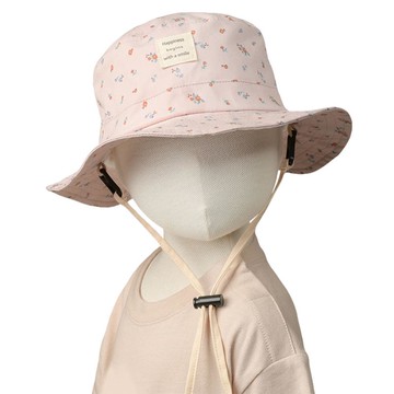akachan honpo - 漁夫帽-小花-粉紅色