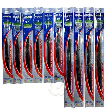 『油工廠』MOON 矽膠 通用 勾式 雨刷 日系 通用 前擋 14 16 17 18 19 20 21 22 24 26
