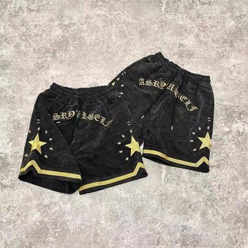 重磅ASKYURSELF全明星小眾潮牌美式夏季運動休閑寬松男士籃球短褲