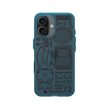 iPhone 17 Clear (相機按鈕) 夜幕藍 - VITA VITA．塔仔是隻貓 - 鏟屎官開箱款