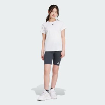 【adidas 愛迪達】 ESSENTIALS 運動套裝 吸濕排汗 短袖/短褲 童裝 IT0530
