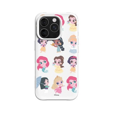 iPhone 16 Pro SolidX 白 - 迪士尼-公主系列 Disney Princess - Q版-迪士尼公主