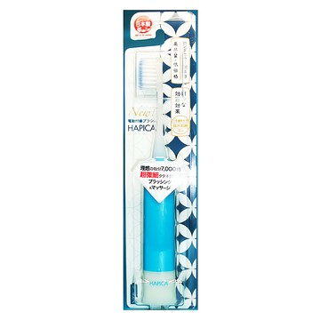 HAPICA 成人電動牙刷，日本製造，每分鐘7000次超細微震動  DB-5B  藍色  1支