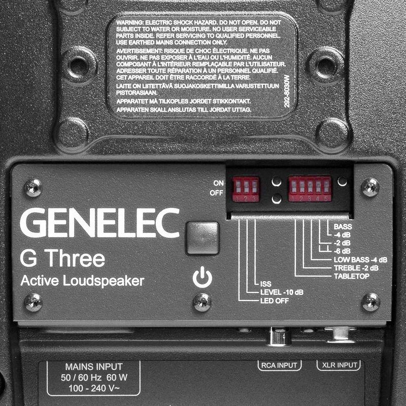 Genelec ジェネレック G Three アクティブスピーカー (1本) (ブラック) モニタースピーカー
