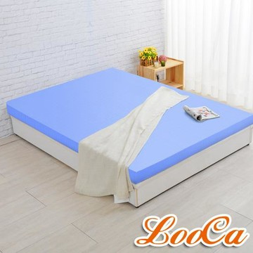 LooCa 釋壓12cm記憶床墊(3+9)(搭美國專利抗菌布套)-單大3.5尺