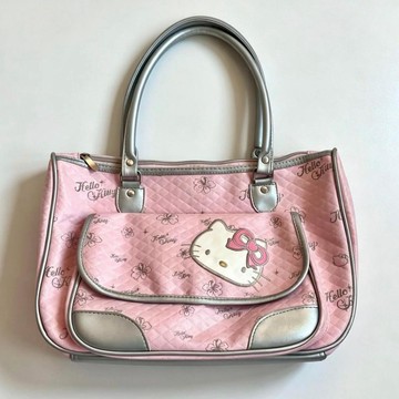 🍀臺灣出貨🍀可愛甜酷風系列中古hello kitty 單肩包大容量辣妹高顏值手提包包