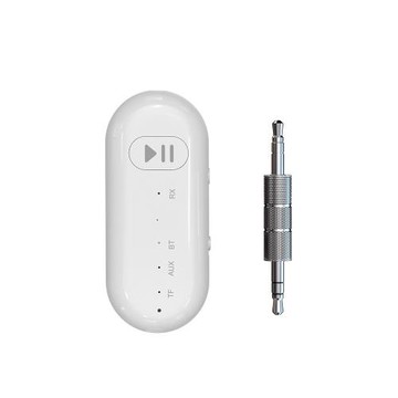 5.1藍牙接收器發射器二合一GR05 LED版插卡車載功放音響用轉換器