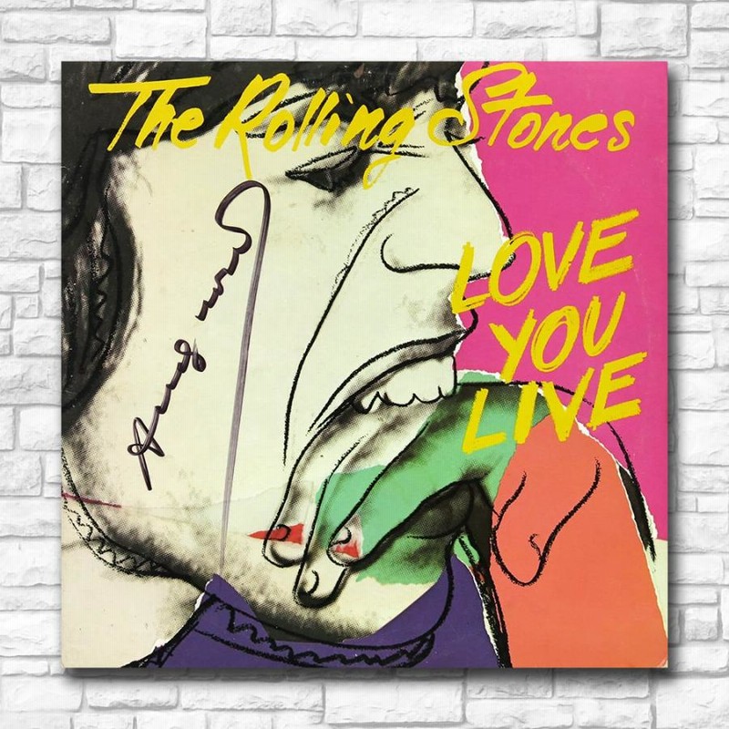 アンディウォーホル ミックジャガー 額装 ANDY WARHOL 'Mick Jagger