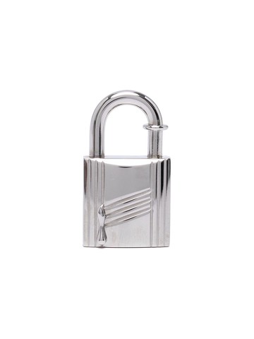 Hermès - 1998 pre-owned Année Arbre Cadena padlock - women - Silver Plated Brass - One Size