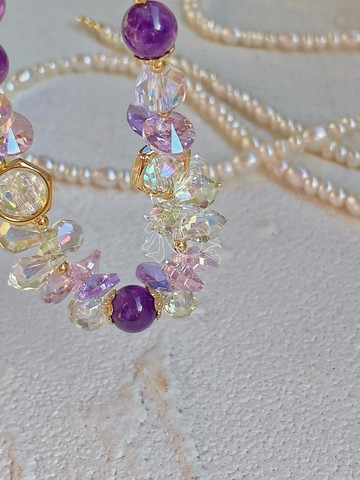 始盛開丨九紫離火運丨卡崔娜星芒紫水晶手串