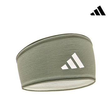 adidas 愛迪達 雙面高彈性吸汗頭帶 (春芽綠)