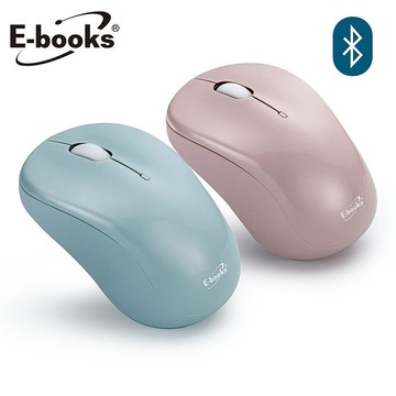 E-books M58 藍牙超靜音無線滑鼠【買一送一】粉