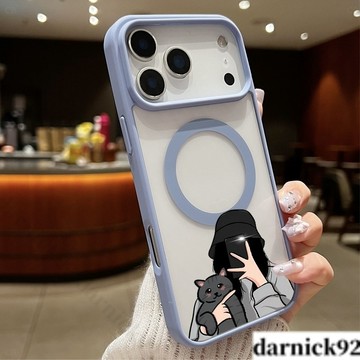 自拍女孩Magsafe磁吸 蘋果iPhone 16pro 15 max 14 13 12 11 防摔手機殼