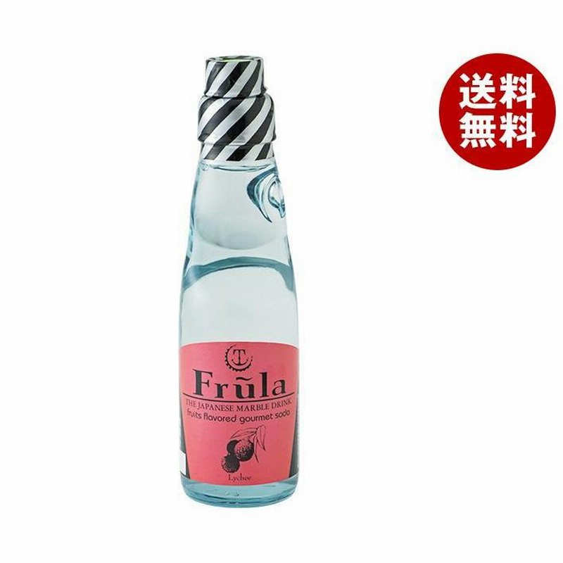 友桝飲料 フルーラ ライチ 200ml瓶×30本入｜ 送料無料 炭酸