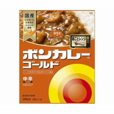 送料無料 大塚食品 ボンカレーゴールド 中辛 180g×30個入