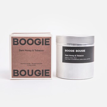 BOOGIE BOUGIE香氛蠟燭250g 黑蜂蜜與菸草