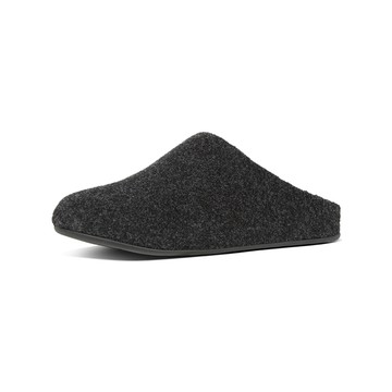 FitFlop SHOVE FELT SLIPPERS易穿脫舒適便鞋-男(靚黑色)