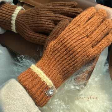 現貨+預購 毛線手套觸控手套-冬季保暖針織純色女配件6色74jw19【獨家進口】【米蘭精品】